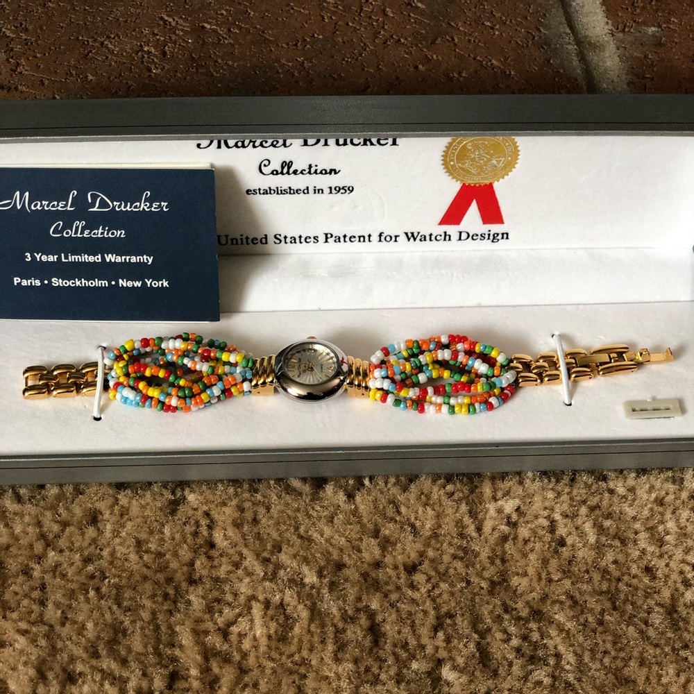 Marcel Drucker Bead Wristwatch